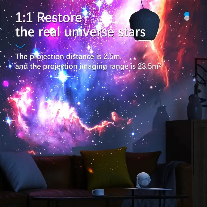 Pro Night Light Galaxy Projector Starry Sky Projector 360° Rotate Planetarium Lamp For Kids Bedroom Valentines Day Wedding Deco