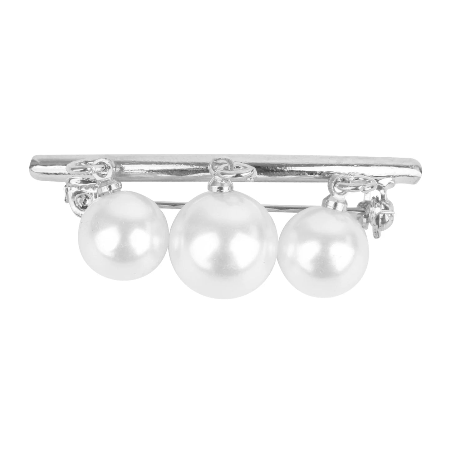 Pearl Brooches Set Waist Buckle Cardigan Jeans Button Brooch Pins Women Sweater Coat Anti Fall Pearls Clothes Pin Decoration