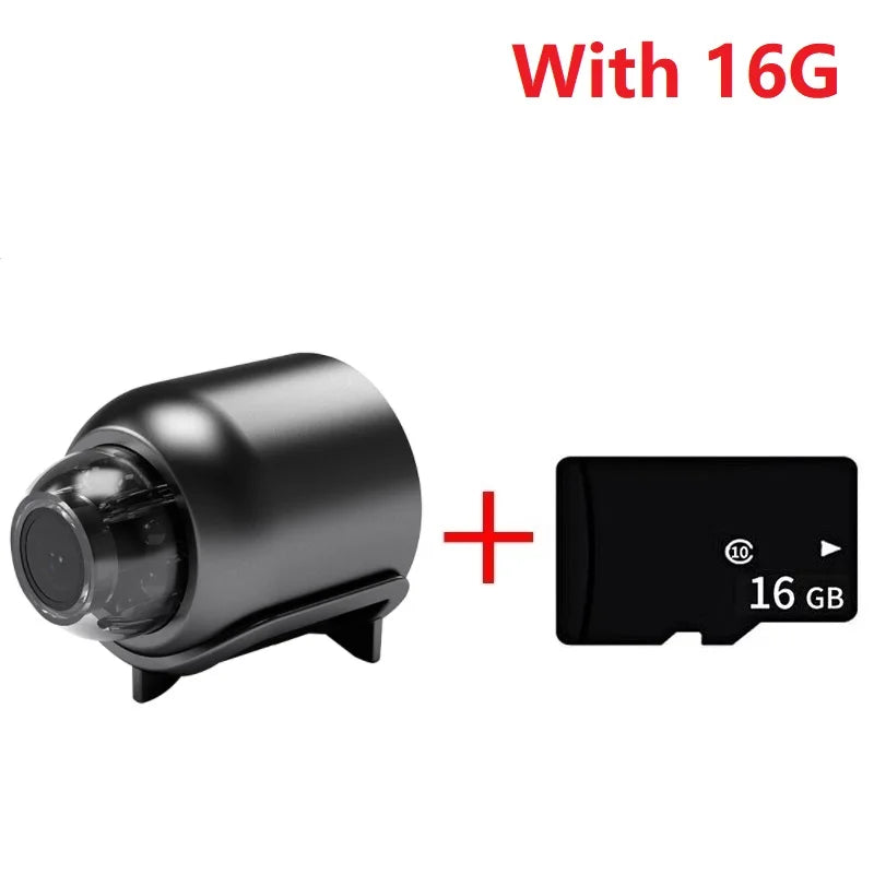 HD 1080P Mini WiFi Camera Indoor Home Security Wide Angle Small Cam Night Vision Motion Surveillance Micro Cameras Baby Monitor