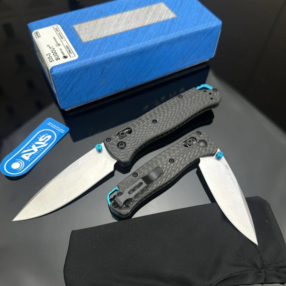 High Quality BM 533 535 940 Folding Pocket Knife S35V Steel Blade Carbon Fiber Handle Outdoor Hunting Camping EDC Tool Gift