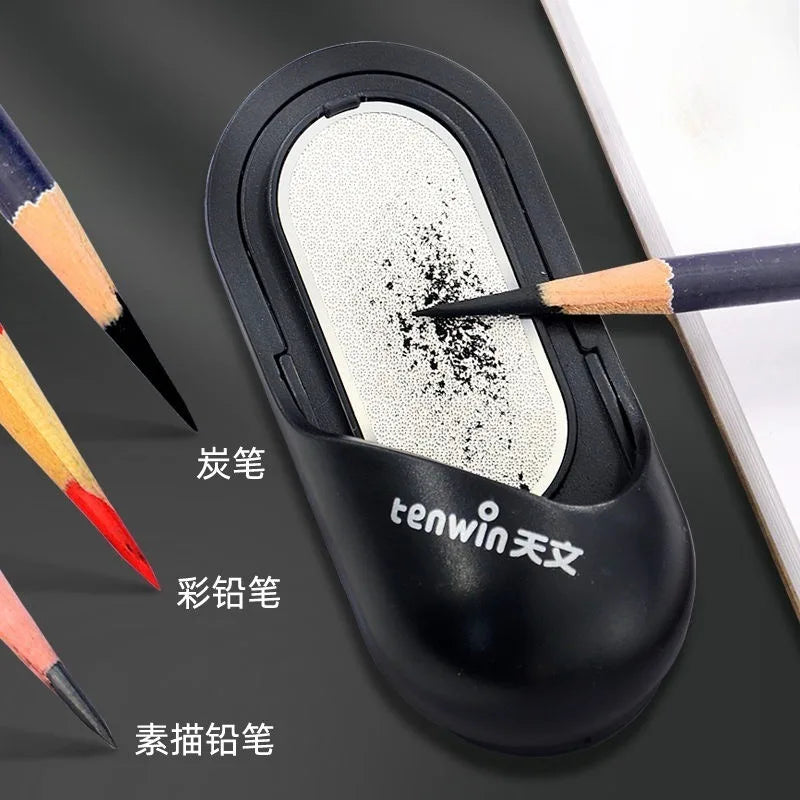Tenwin Student Professional Charcoal Pencil Sharpening Art Sketch Drawing Board Clip for Pencil Sharpen Tools Art Supplies