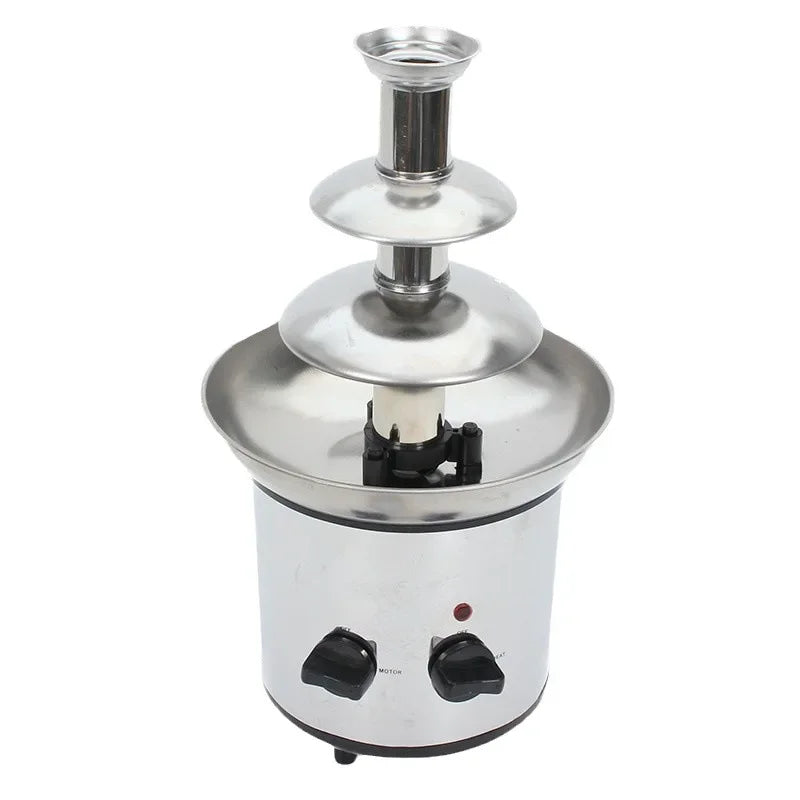 Chocolate Machine 1PC Three Layer Stainless Steel Chocolate Fountain Chocolate Fountain Home Party Buffet DIY
