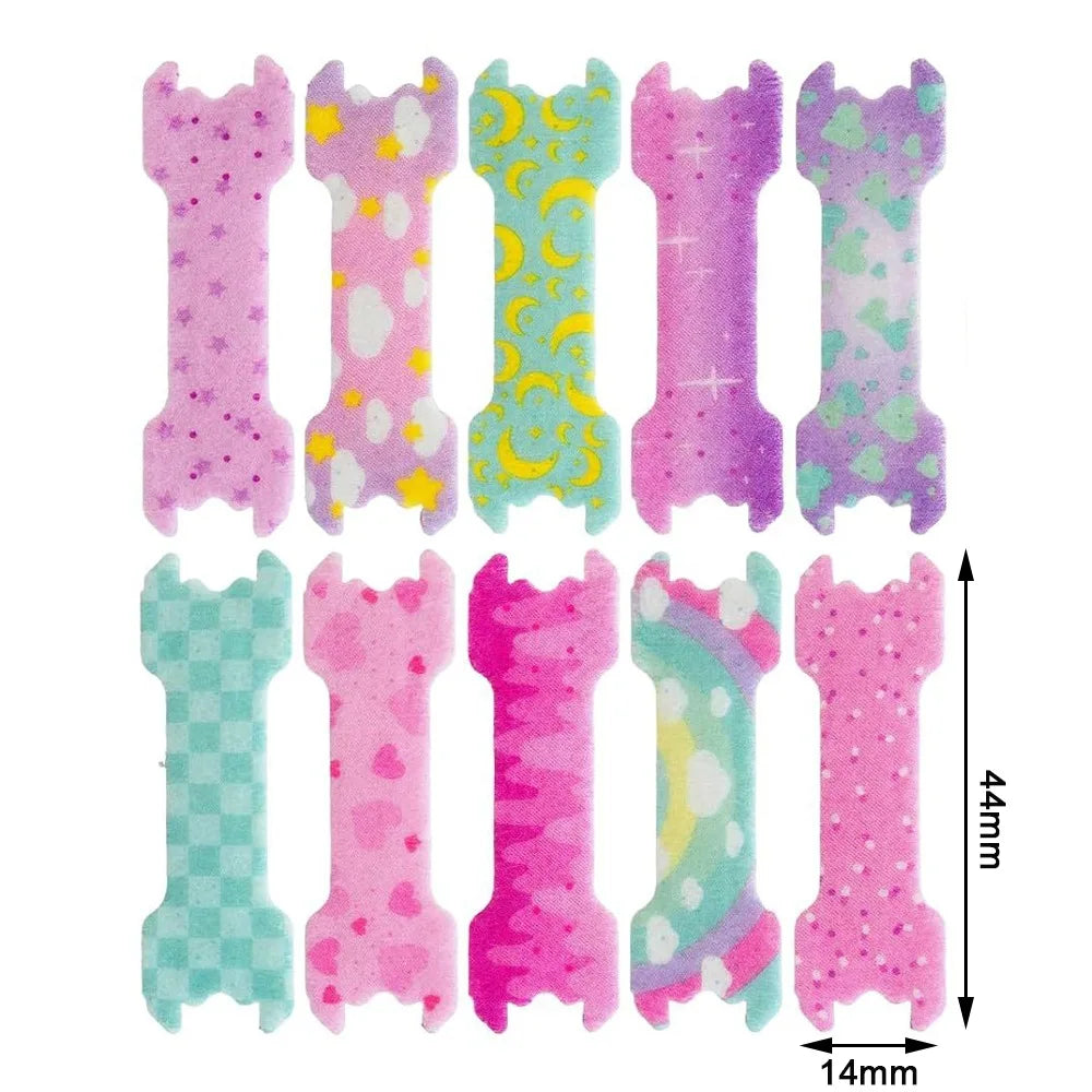 10pcs Nose Tape Cartoon Kids Nasal Strips 44x14mm/55x17mm Breathable Kids Breathing Strips Breathing Snoring Strips Boy Gril