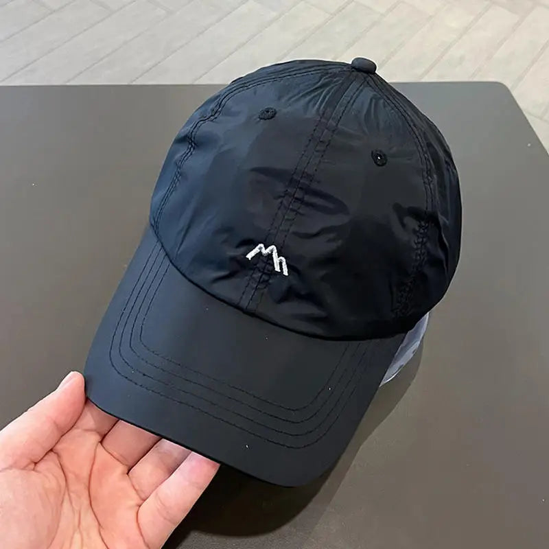 Quick-Drying Baseball Caps For Women Men Solid Color Baseball Hats Outdoor Sports Sunscreen Thin Women's Hats