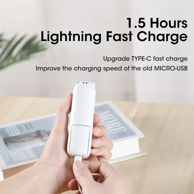 Mini Handheld Fan Type-C Charging Foldable Portable Mini Cooling 2000mAh Outdoor Rechargeable Fan Free Control High Speed Fan