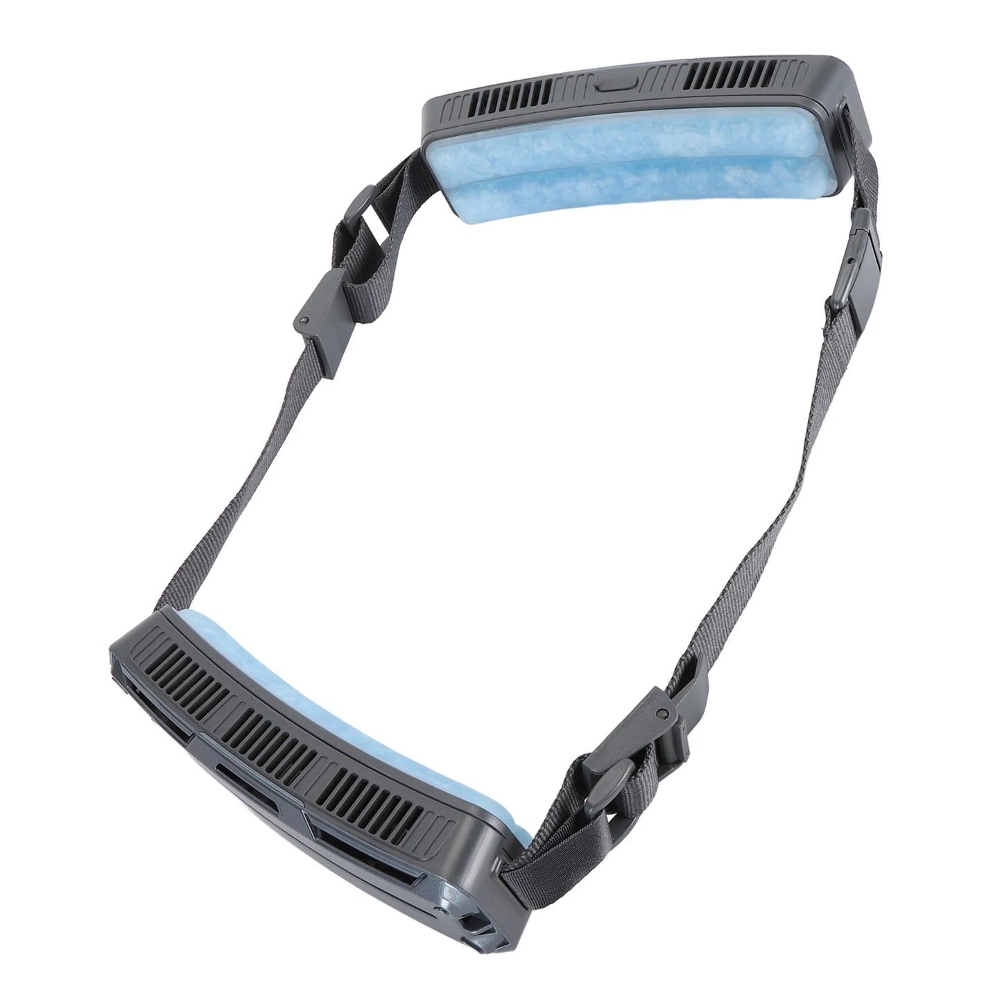 Travel Fan Wearable Waist Fan Multifunctional 3 Speeds Adjustable Ice Compress Efficient Wide Angles Belt Fan for Outdoor Sports