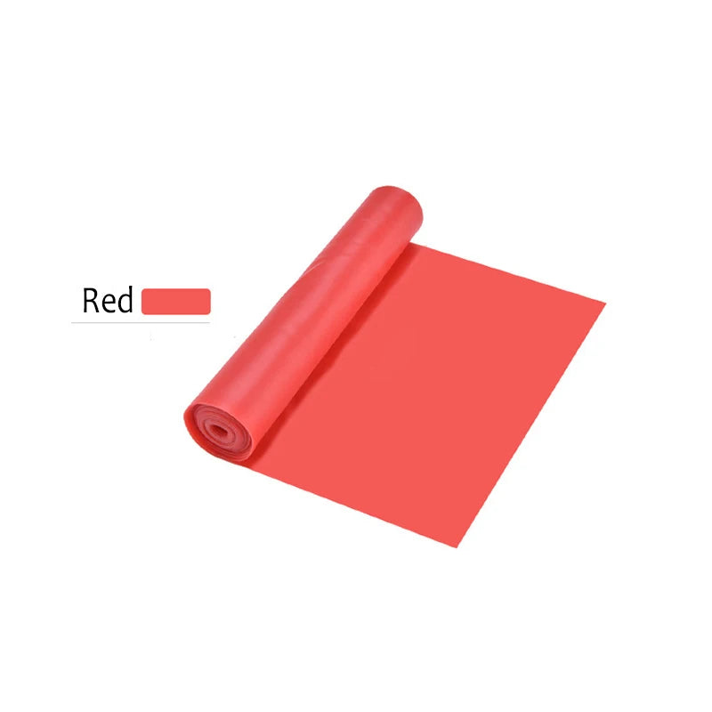 1/2/3/4/6pc Yoga Resistance Bands TPE Elastic Stretch Bands for Physical Therapy FitnessYoga Pilates Rehabilitation Stren
