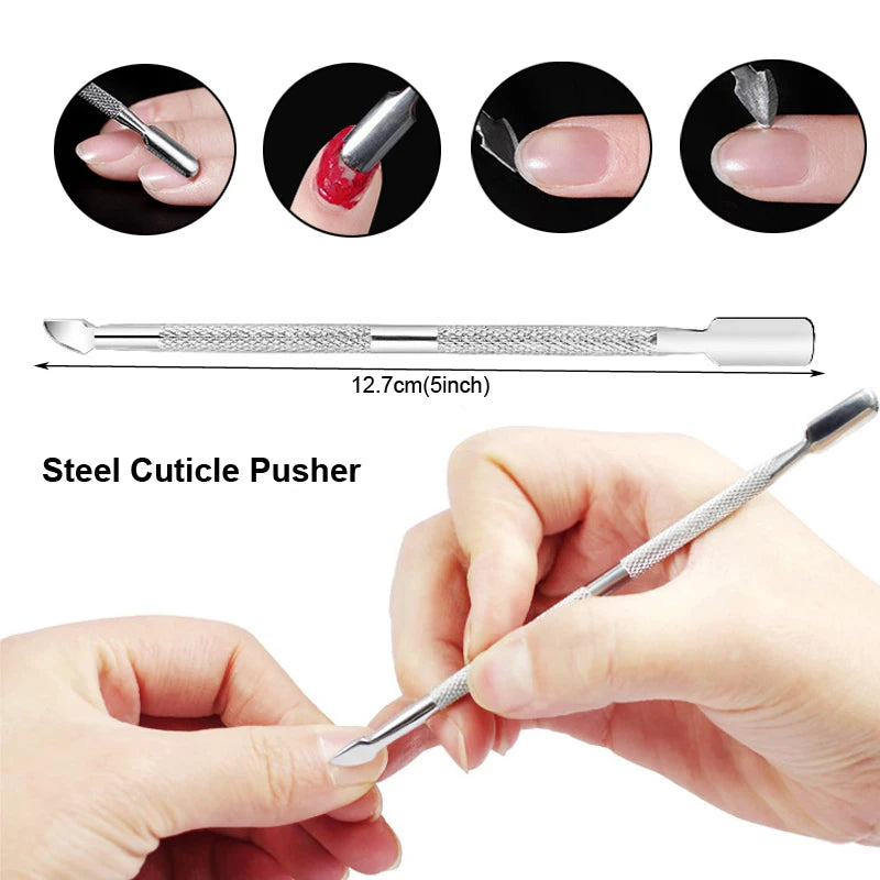 8pcs/Set Nail Manicure Care Tool Kit Nail Buffer Professional Nail Files Brush Manicure Pedicure UV Gel Nails Polish Art Tools