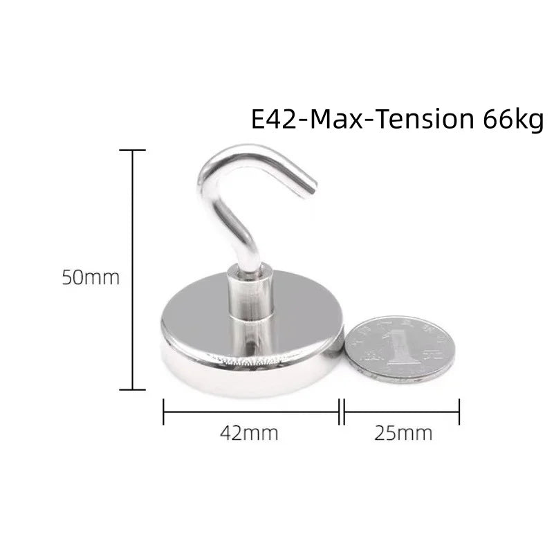 10PCS Strong Magnet Hooks Multi-Purpose Storage Hooks Home Kitchen Bar Storage Hooks Key Storage Hooks Bathroom Hangers