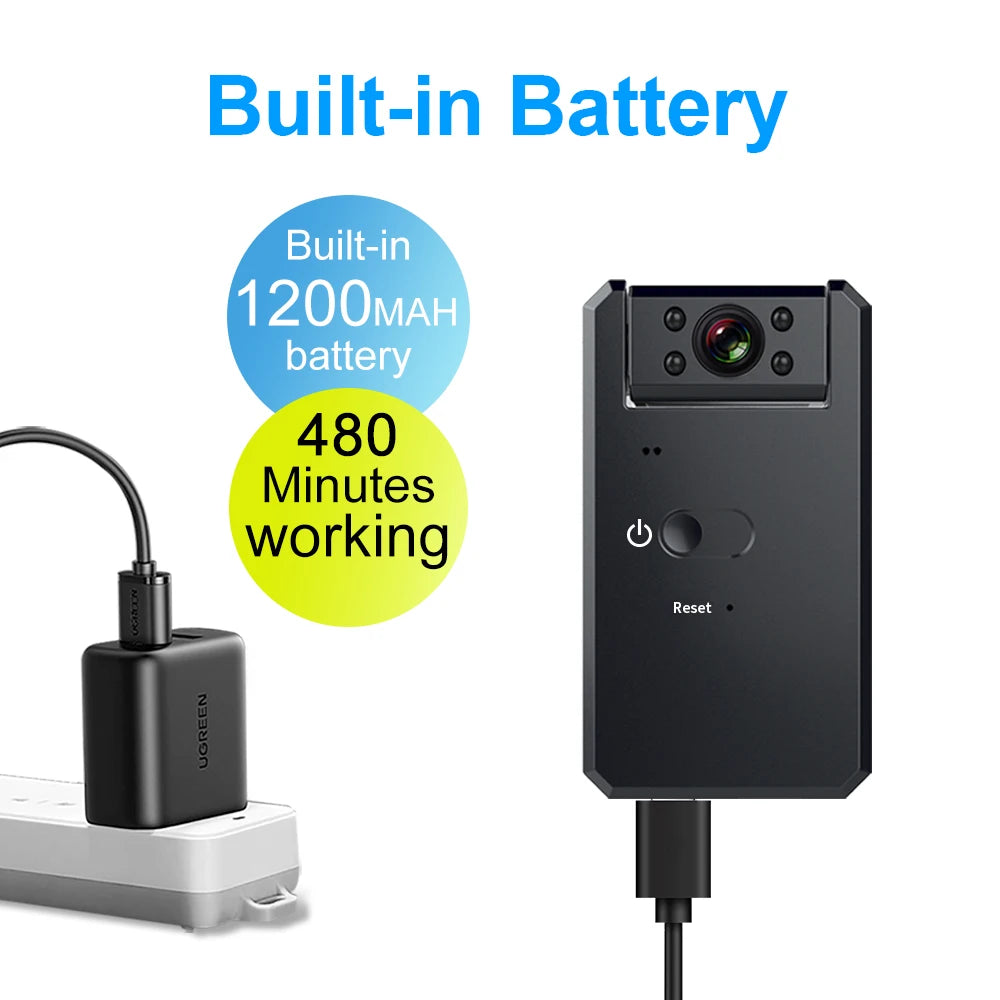 MD90-1 Mini Camcorder 1080P Body Camera Night Vision Sport Outdoor DV Voice Video Recorder Action Cam