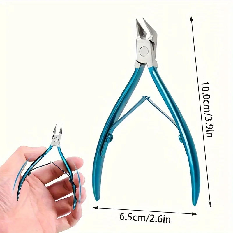 1pcs Ingrown Toenail Clippers Straight Blade Toe Nail Clippers for Thick Nails for Seniors, Stainless Steel Nail Clippers