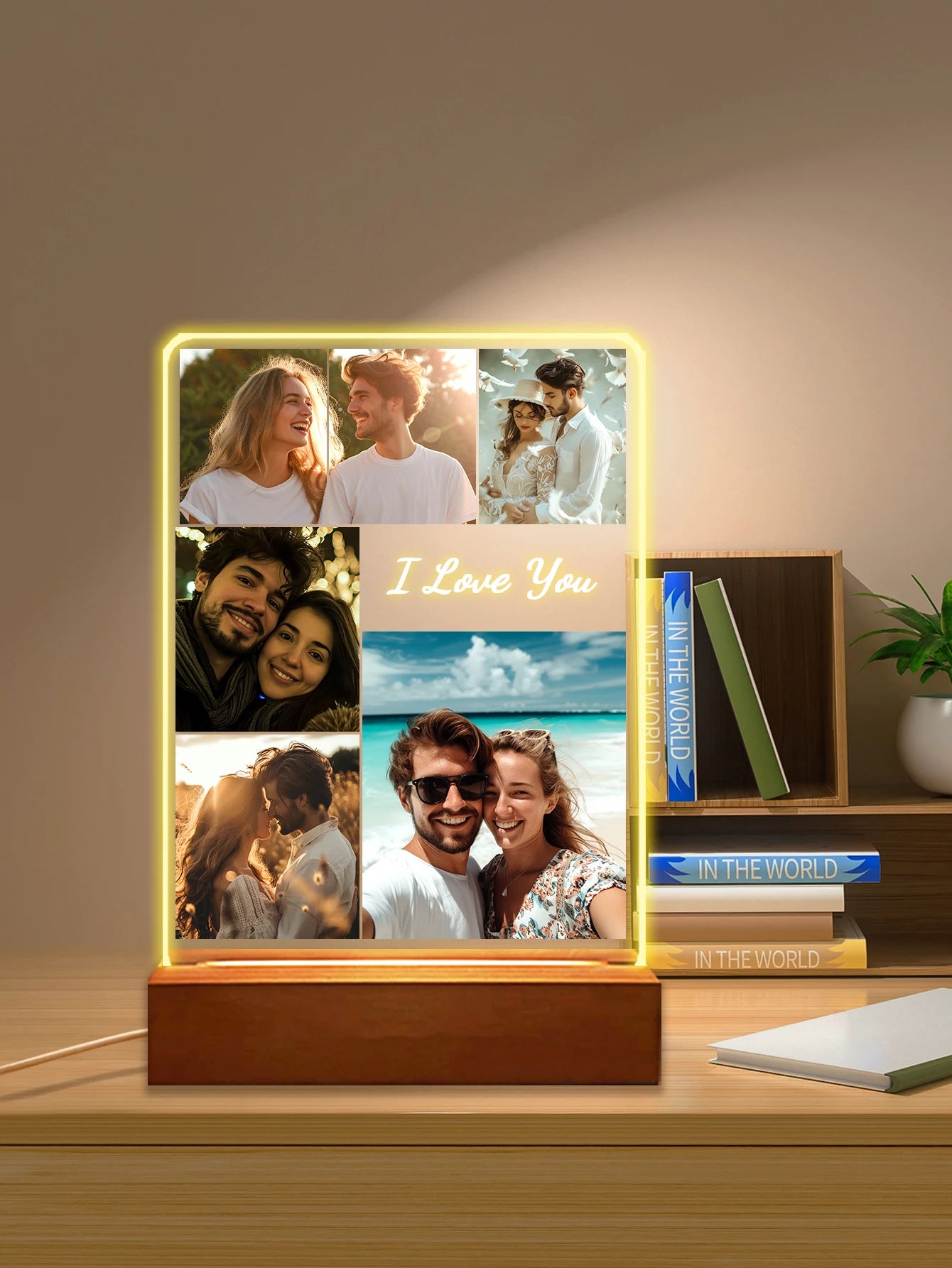 Personalized 3D Lamp Custom Photo/Text With Instagram Style 3D Led Lamp For Valentine's Day Wedding Anniversary Birthday 3D Lamp