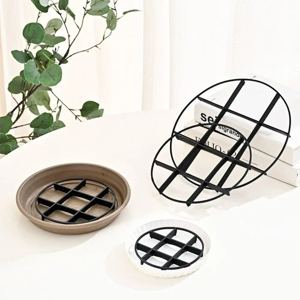 Flower Pot Bracket Reusable Mesh Pad Round Planters Support Plants Root Rot Prevention Gardening Tools