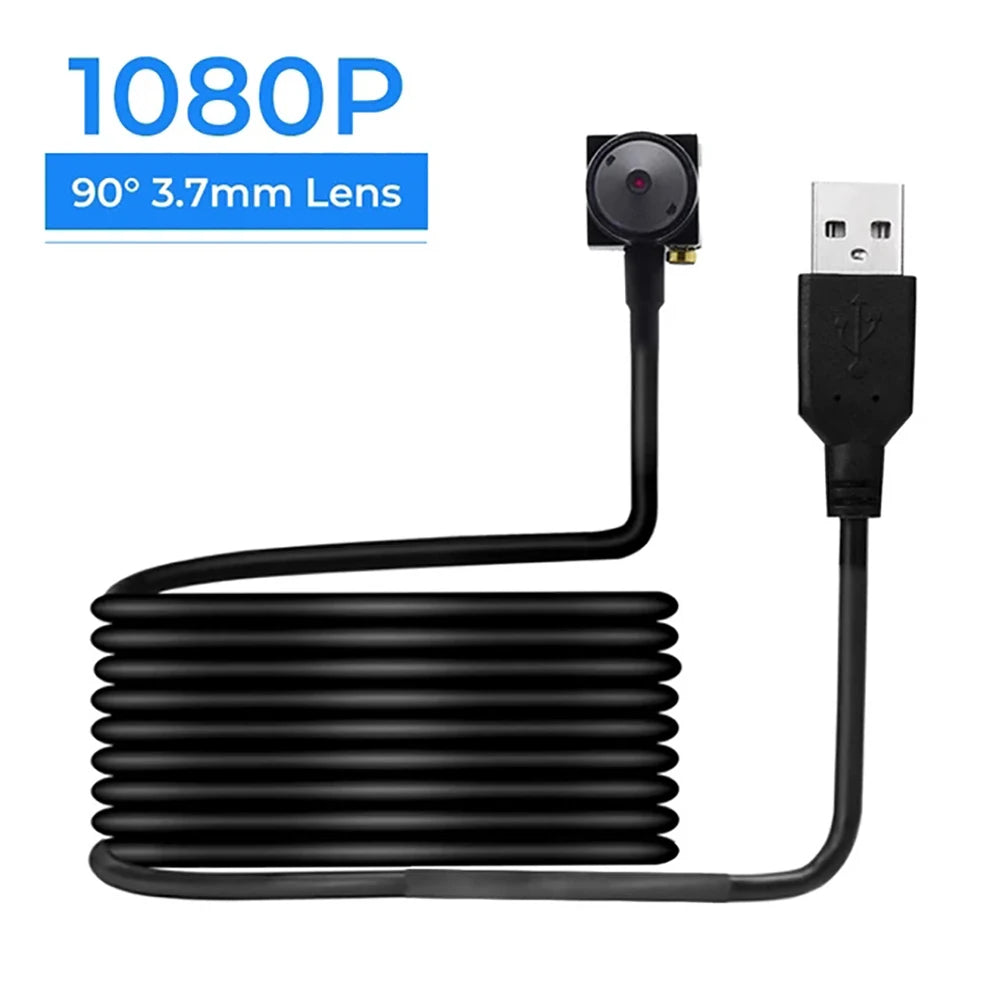 2MP Webcam Mini USB Camera with 2.8/3.7mm Lens Full HD 1080P Webcam for PC Mini Camera CCTV Outdoor Camcorder Security Video Cam