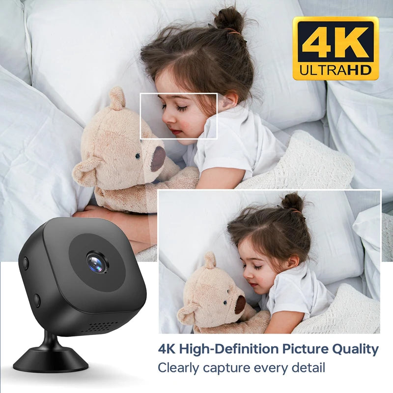 Xiaomi Mini 4K HD Camera WiFi Wireless Monitoring Security Protection Remote Monitor Camcorders Video Surveillance Smart Home