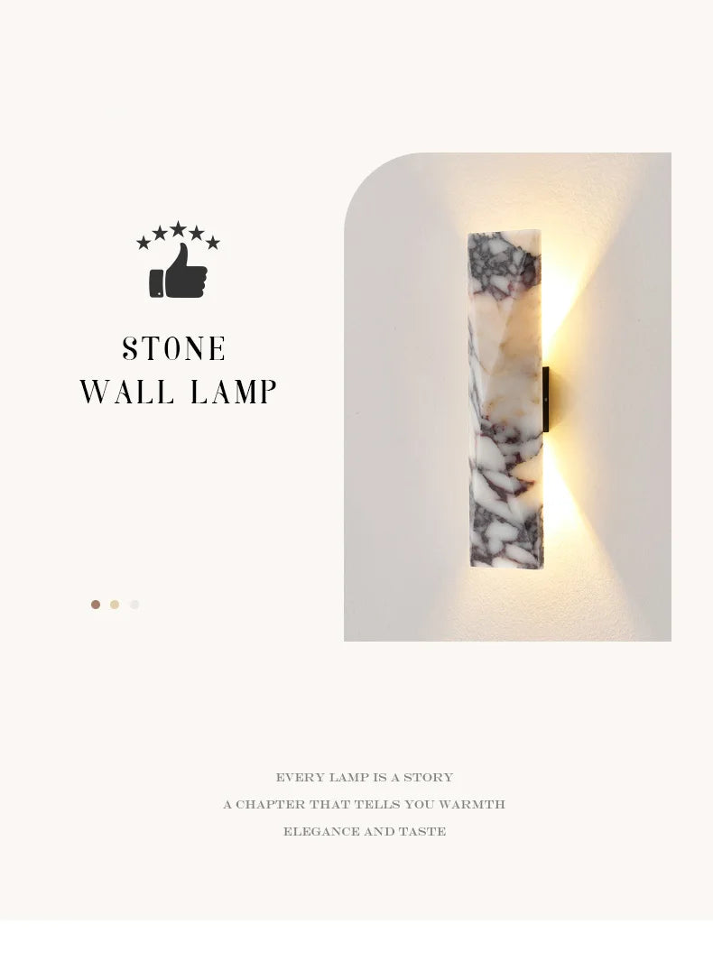LED Outdoor Stone Wall Light Modern Villa Porch Garden Courtyard Exterior Wall Light Waterproof Garage Door Light
