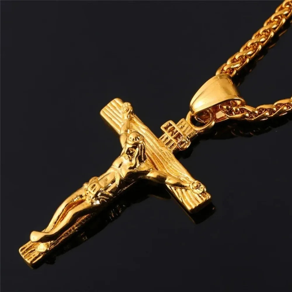 Classic Fashion Christmas Ornaments Necklace Amulet Pendant Charm Nacklace Men Punk Hip Hop Trend Mix and Match Wholesale