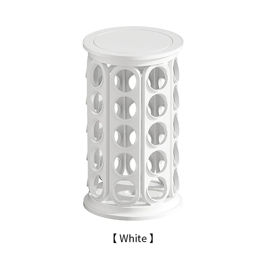 K Cups Pods Carousel Holder 360° Rotating K Cup Storage Organizer Stand Compatible with 40 Keurig Kcup Pods Coffee Pod Storage