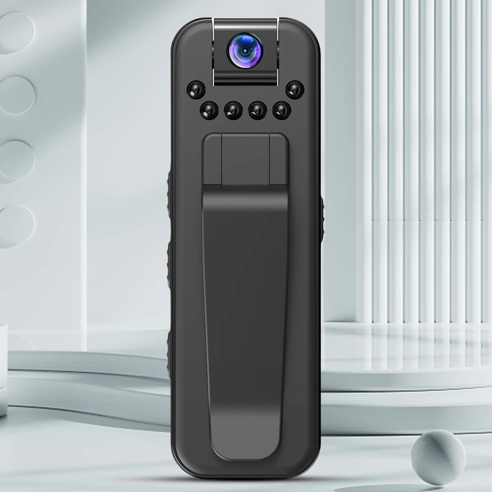 HD 1080P  Body Cam Motion Detection Mini Camera with Back Clip Infrared Night Vision Miniature Camcorder Small Body Camera