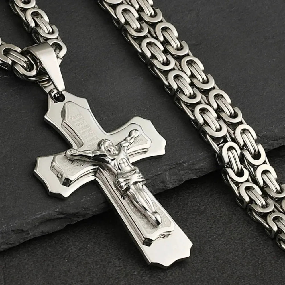 Classic Fashion Christmas Ornaments Necklace Amulet Pendant Charm Nacklace Men Punk Hip Hop Trend Mix and Match Wholesale