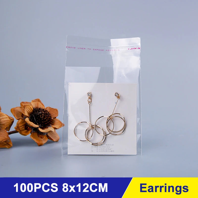 Plastic Clothing Packaging Bags Accessories Gifts Transparent Sealed Bags OPP Self-adhesive Bags Clothes Packaging Bags