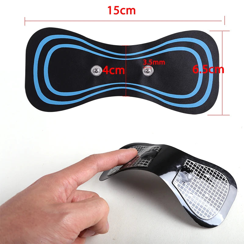 Tens Massager Electrode Pads For EMS Neck Massager Gel Patch Accessories Trainer Exerciser Replacement Muscle Stimulator Sticker