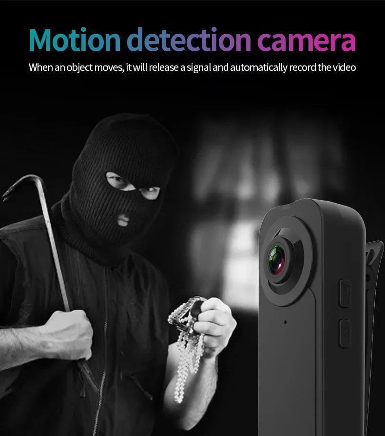 Small HD 1080P Mini Camera Clip Digtal Bodycam Video Recorder Night Vision Motion Detect PC Webcam Camcorder Micro Body Cam