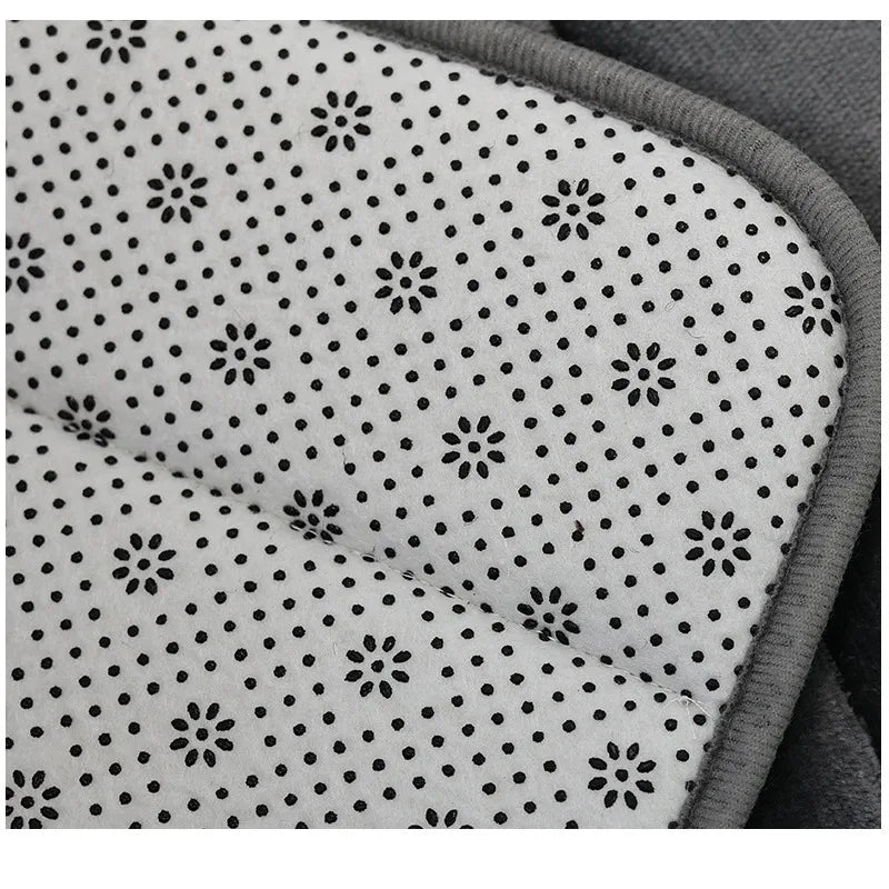 Coral Velvet Bathroom Mat Anti-Skid Quick Dry Machine Washable Soft Comfortable Toilet Floor Mat Easy to Use