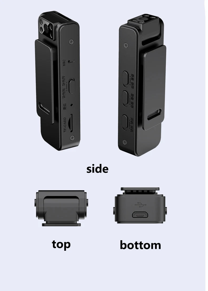 1080P Body Mini Camera Portable  Miniature Camcorder Small Digital Video Recorder Police Infrared Night Vision BodyCam