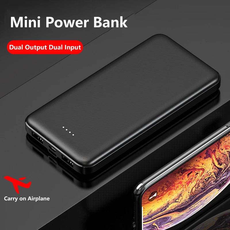 Power Bank 20000mAh 5V 2A Portable Battery Charger for Heated Vest Jacket Air Conditioned Clothing Poverbank for Xiaomi iPhone
