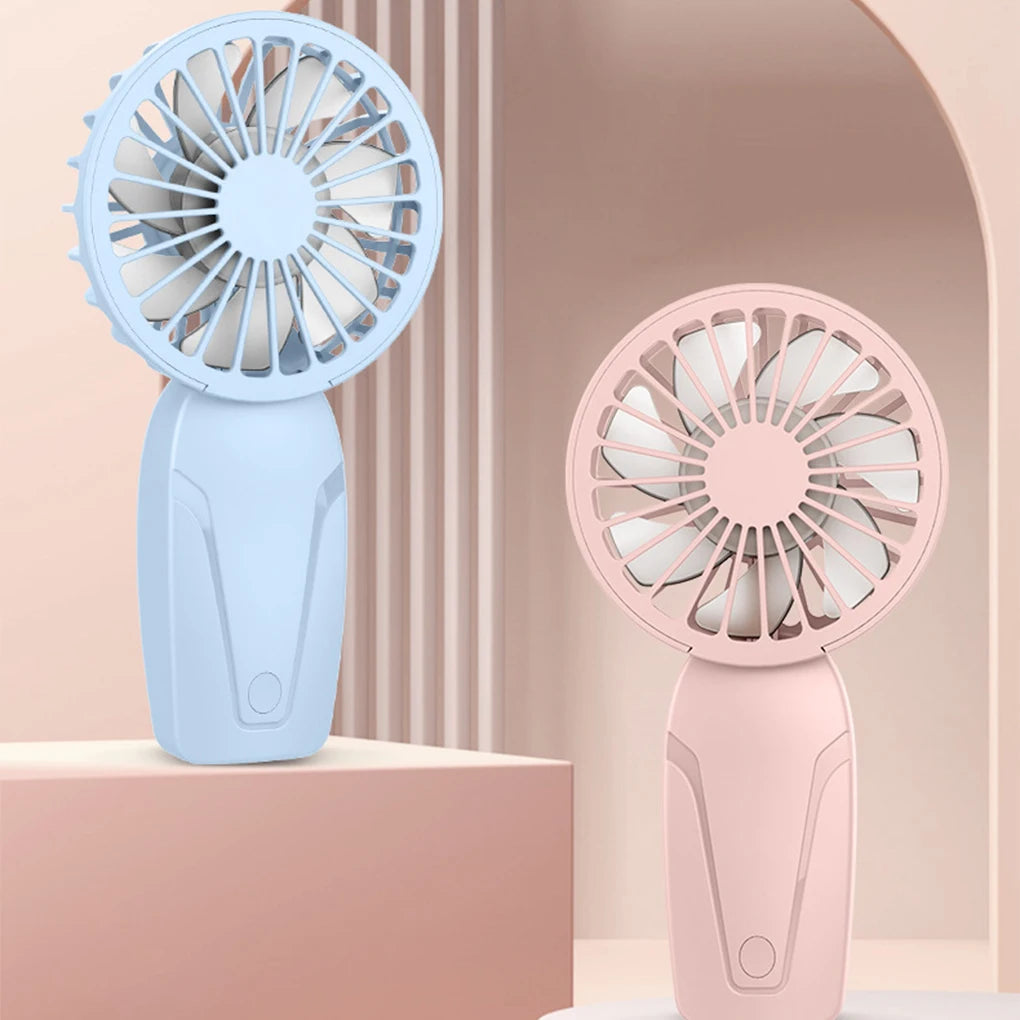 Travel Upgraded Portable Fan 3 Speed Silent Mini Handheld Fan USB Charging Handheld Small Fan for Kids Women Men Indoor Outdoor