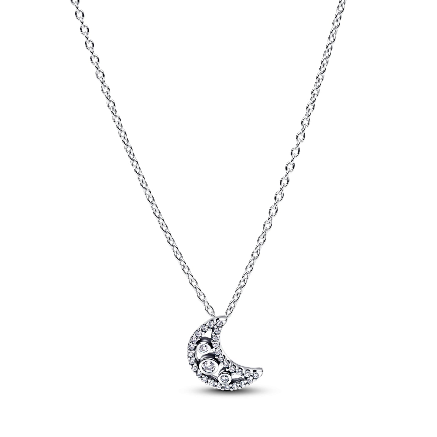 New Original 925 Sterling Silver Butterfly Necklace Star Moon Heart Key Lock Chain Link for Women Jewelry Valentine's Day Gift