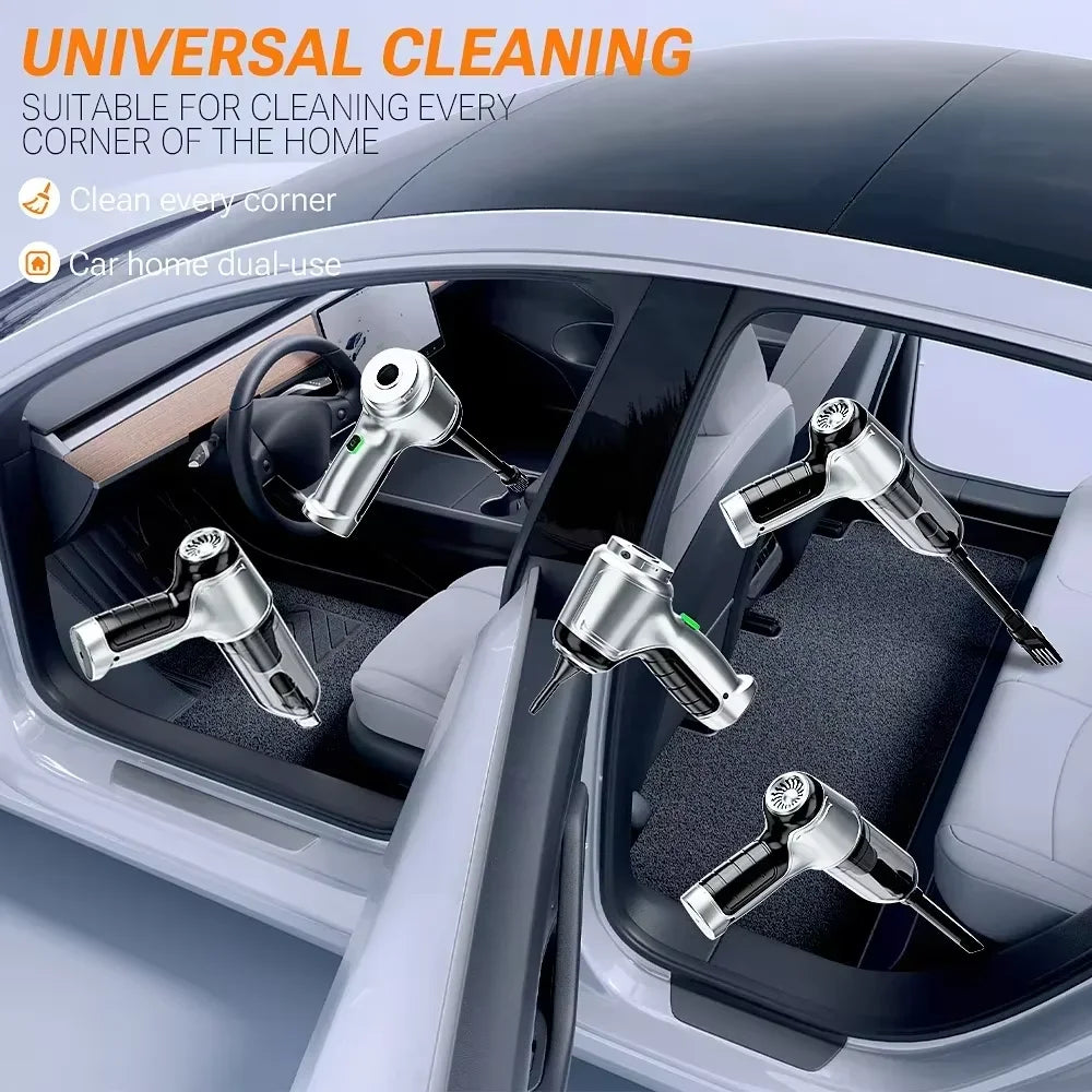 SZUK 638000Pa Mini Vacuum Cleaner New Portable Car Vacuum Cleaner Powerful Handheld Wireless Cleaner with One Click Dust Removal