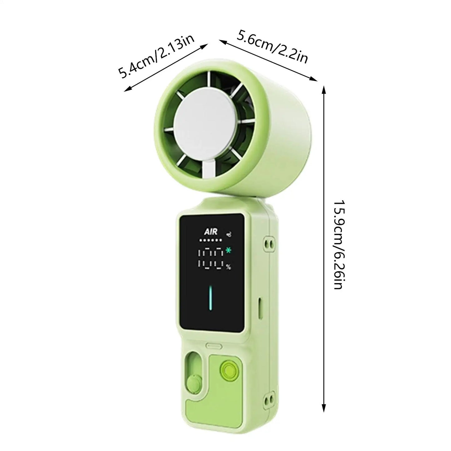Portable Fan Adjustable 100 Speeds Foldable Lightweight Rechargeable Small Handheld Fan For Men Women Kids Adults Backpacking