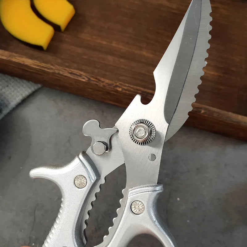 Sharp Kitchen Scissor Chicken Bone Shears Barbecue Steak Meat Vegetable Fish Cleaver Shear Can Open Bottle Chicken Bone Scissors