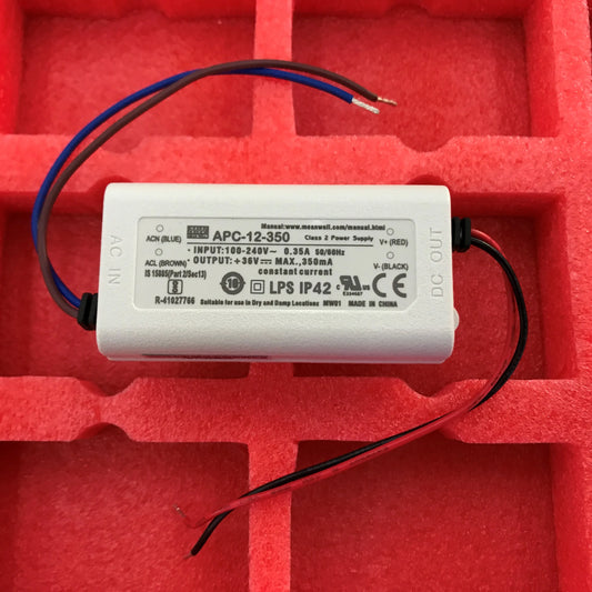 MEAN WELL LED constant current power supply APC-12 12W 350/700mA lighting low cost driver