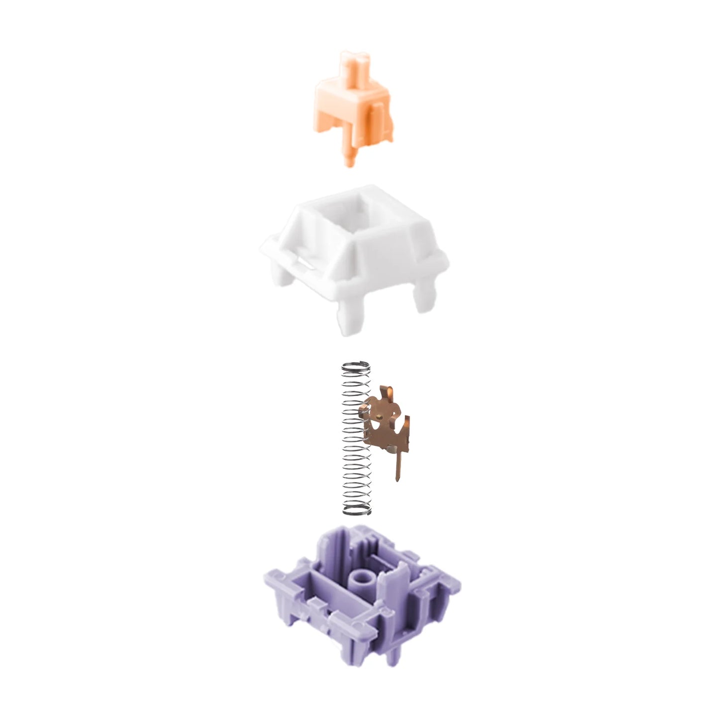 30 Pieces EPOMAKER Wisteria Tactile 46gf 5-Pin Factory Lubed Switch for Hot Swappable Mechanical Gaming Keyboard