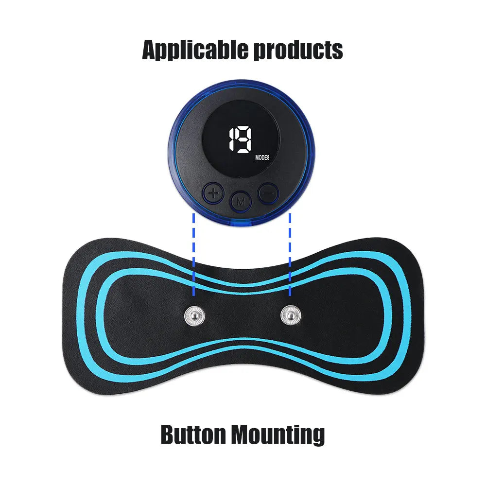 5/10pcs Cervical Massage Pad for Mini Neck Cervical Massage Stimulator Self Adhesive Cervical Massage Patch for Neck massager