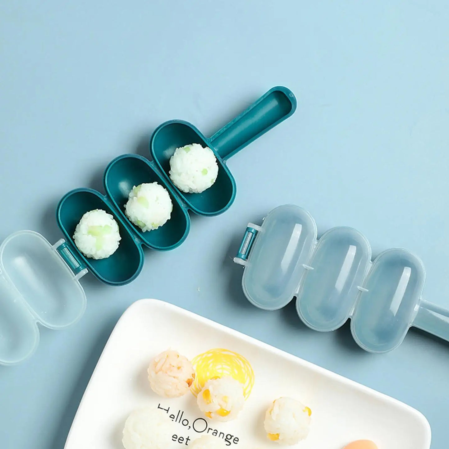 Rice Ball Shaker Portable Sushi Shaking Rice Ball Kitchen Making Meatballs Cooking Accessories for Travel Picnic