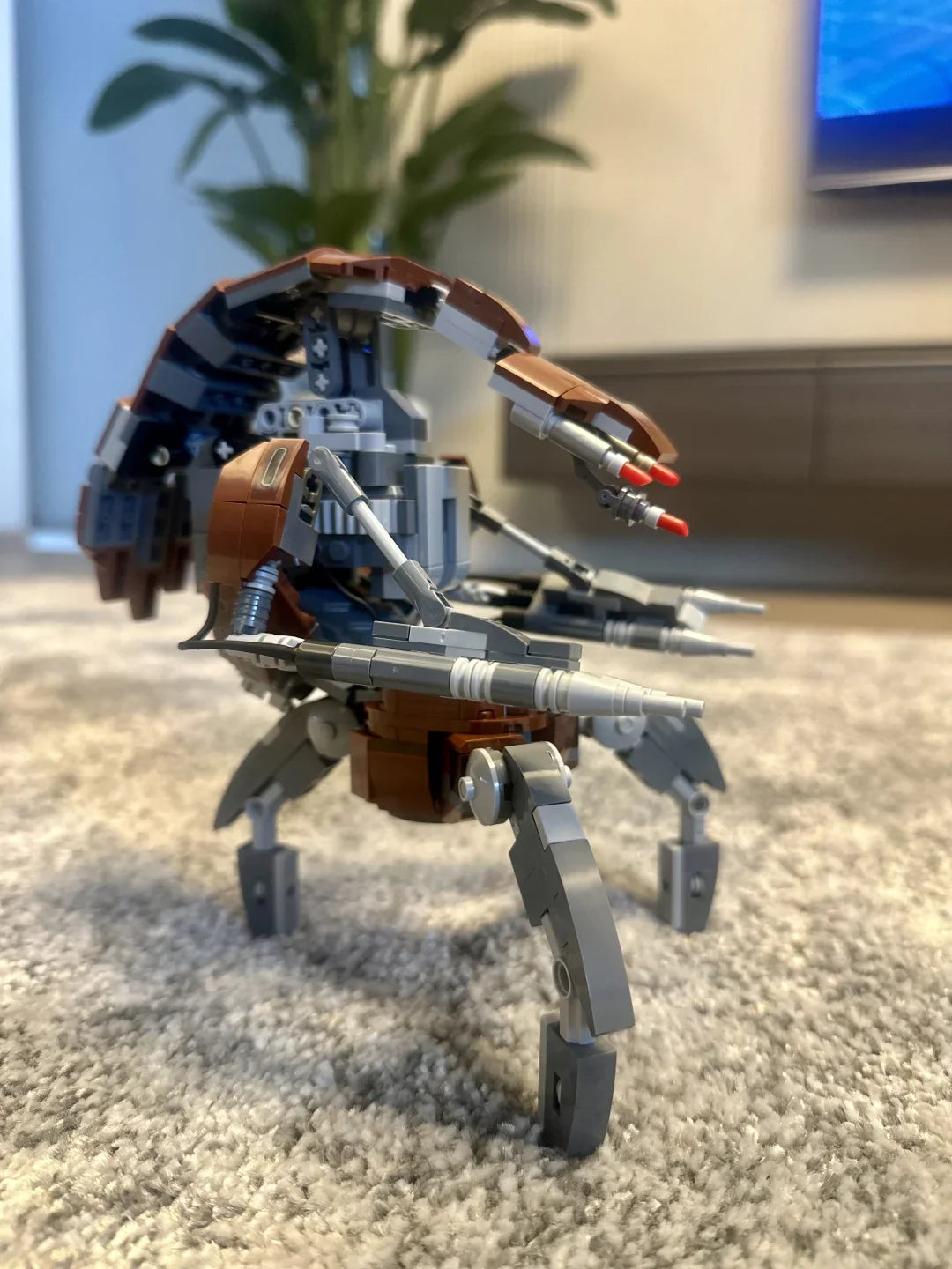 New MOC combat robot model home decor building blocks for boys as holiday gifts