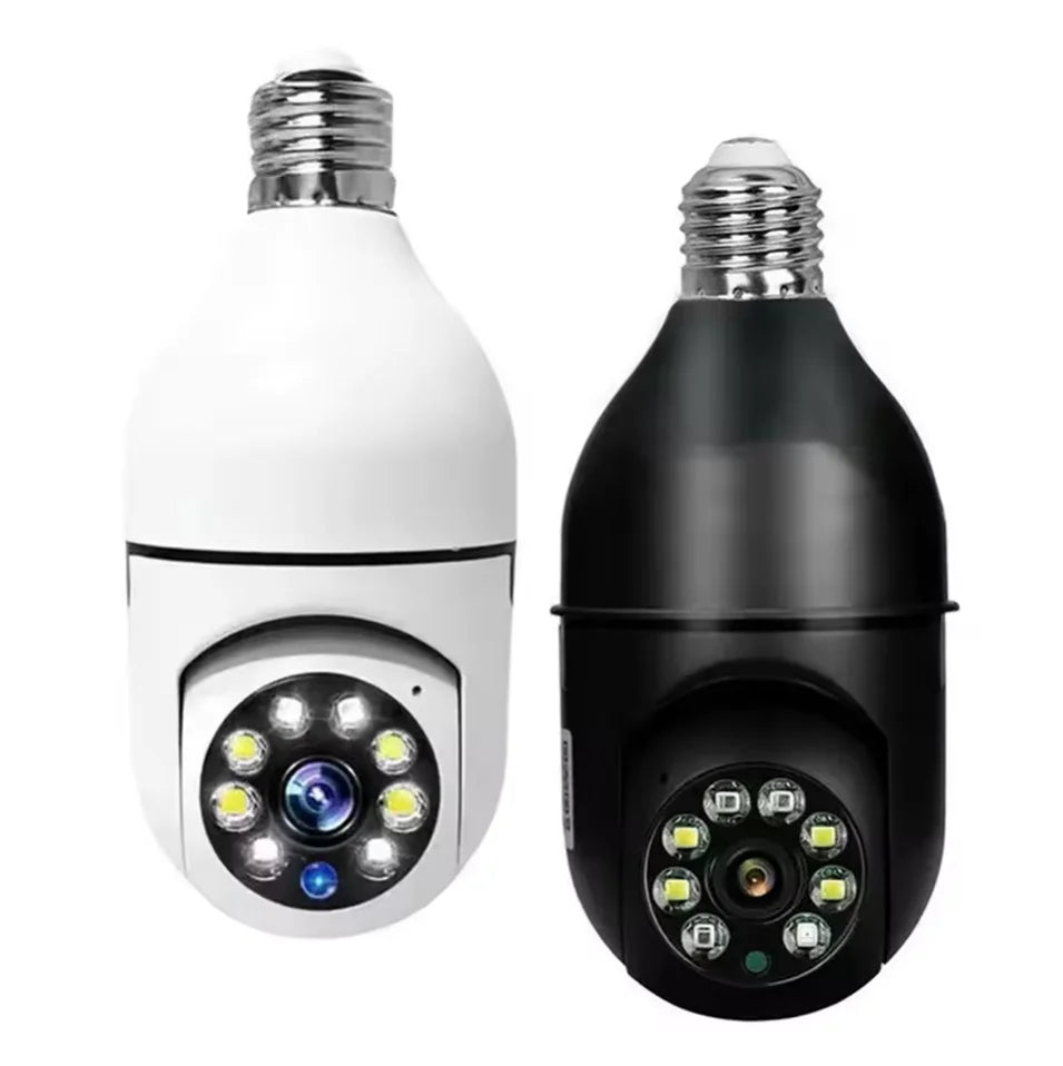 Bulb E27 Surveillance Camera Full Color Night Vision Automatic Human Tracking Zoom Indoor Security Monitor Wifi Mini IP Camera
