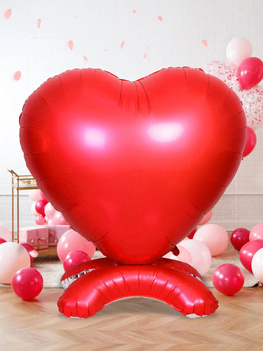 1pc giant heart-shaped standing balloon for Valentine's Day, birthdays, bridal showers, party decorations, weddings