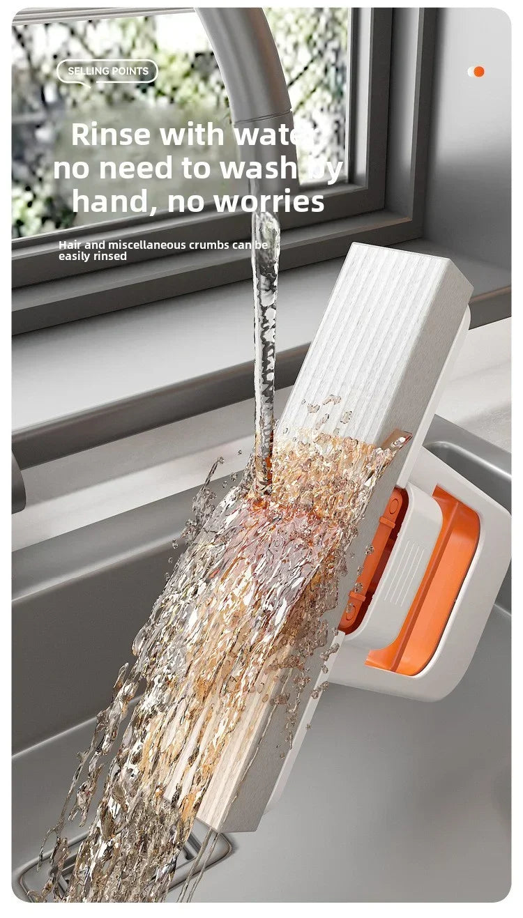 Mini Sponge Mop Hand-free Wash Mops Mini Portable Super Absorbent Mop for Desktop Floor Bathroom Kitchen Glass Car Cleaning