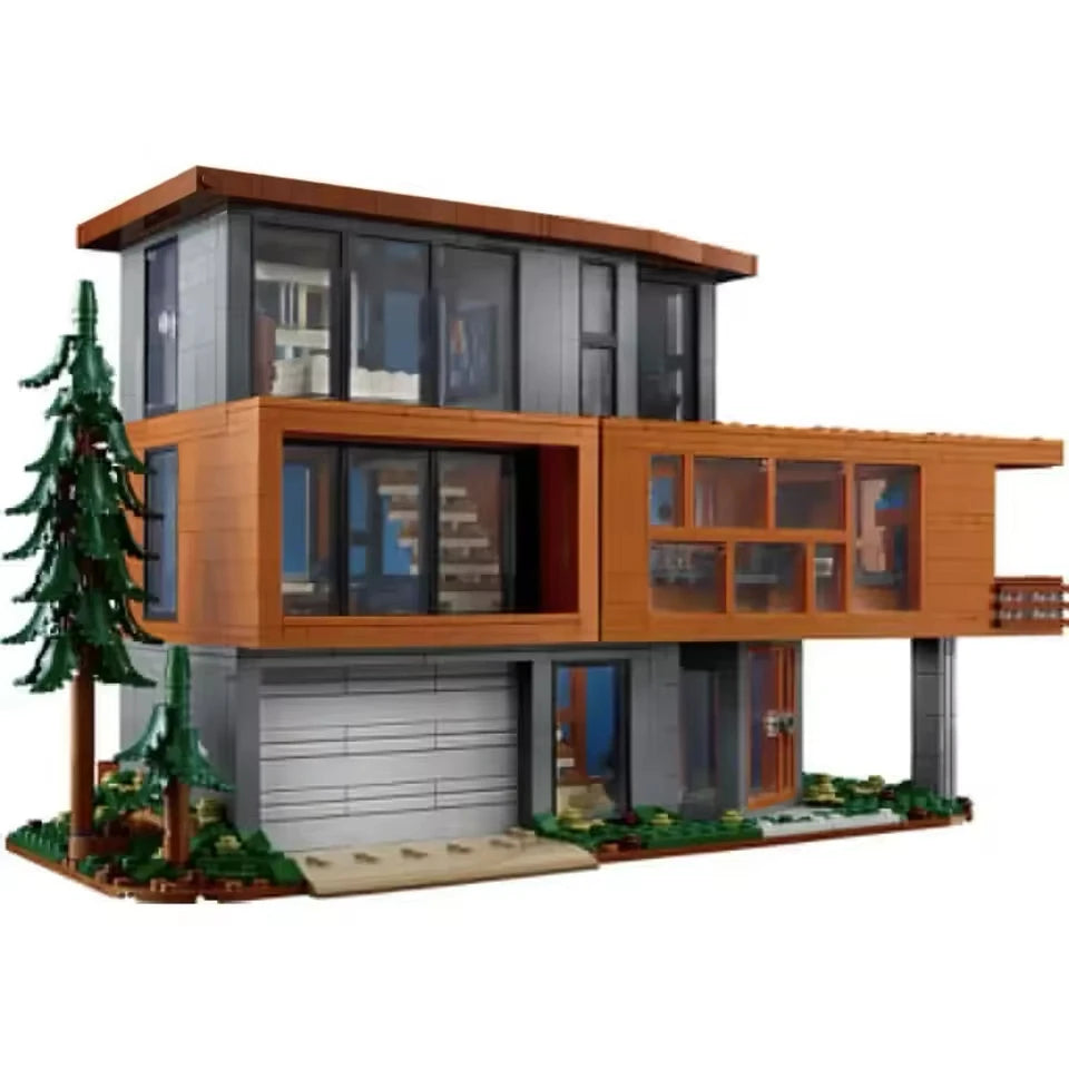 MOC+21354+Cullen+House+Architectural Set+Architectural Design Blocks+Romantic Movie Enthusiasts+Vampire House+Adult Creative