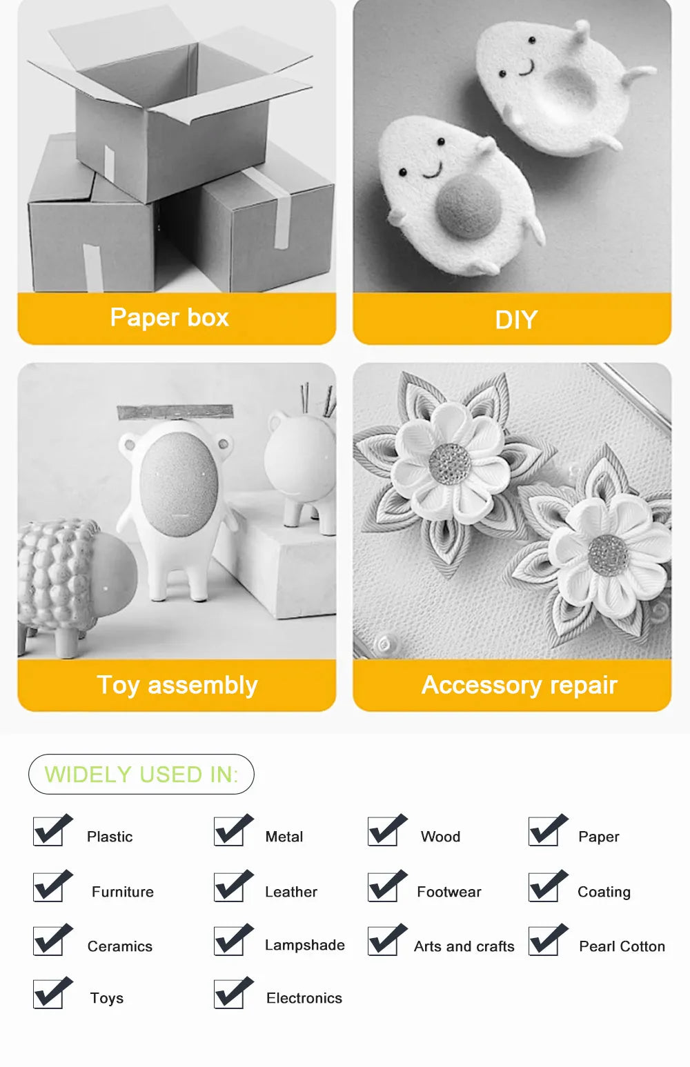 30W Hot Melt Glue Gun Mini Household Industrial Silicone Guns DIY Heat Temperature Thermo Electric Repair Tool With Glue Sticks