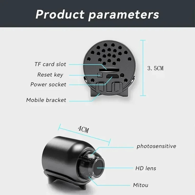 Mini Camera Wireless 1080P Surveillance Security Video Cam Night Vision Motion Detect Camcorder Mini Cam Monitor Smart Home NEW