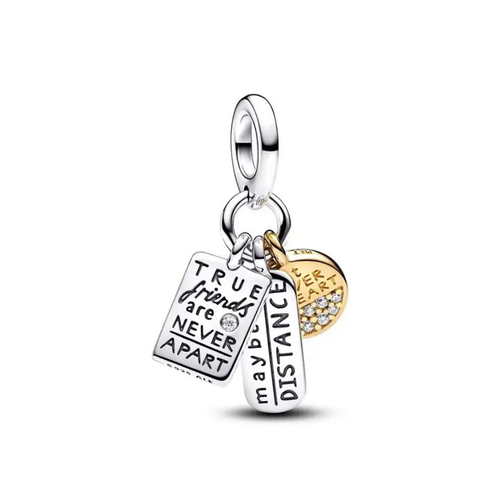 2024 New 925 Silver Swallow Tennis Coco Pendant for Valentine's Day Gift Jewelry Swan Beads fit original bracelet