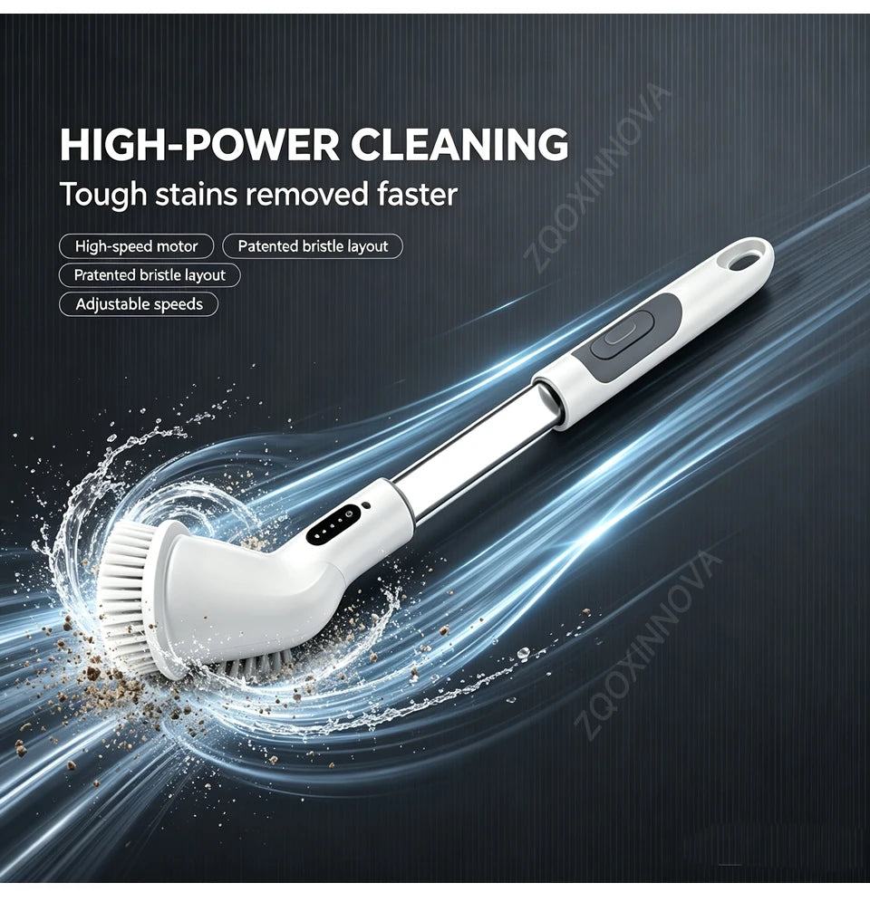 Cordless Household Spin Scrubber Kitchen Gadgets Hair Brushes Bathroom Broom Toilet  Multipurpose Cleaning Brush  Electric Mops