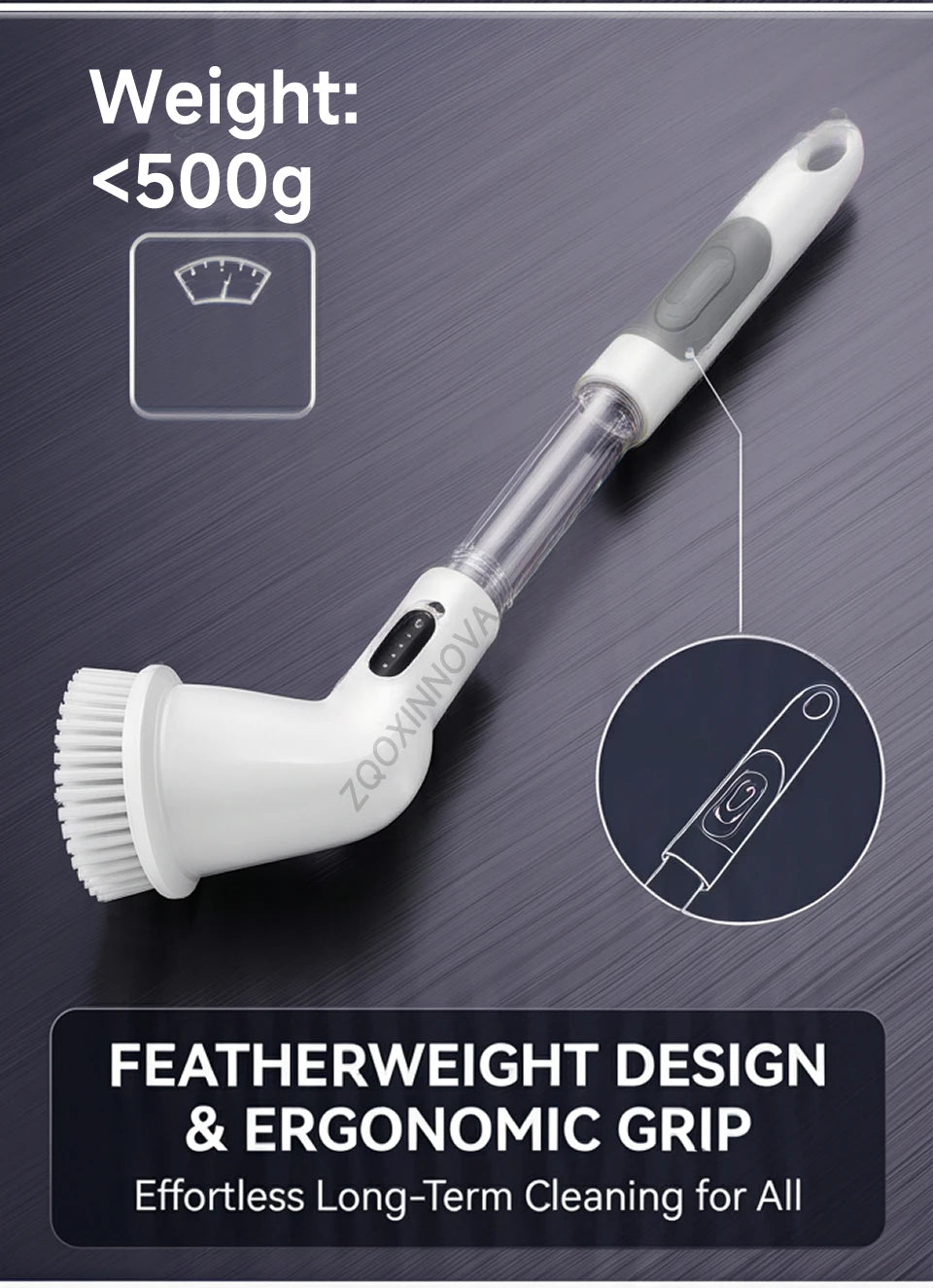 Cordless Household Spin Scrubber Kitchen Gadgets Hair Brushes Bathroom Broom Toilet  Multipurpose Cleaning Brush  Electric Mops