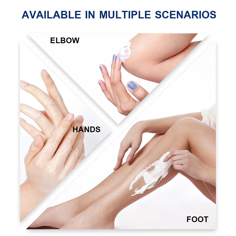 Foot Care Set | Removes Dead Skin and Repairs Cracked Heels | 48 Hours Moisturizing | Family Size Large Capacity